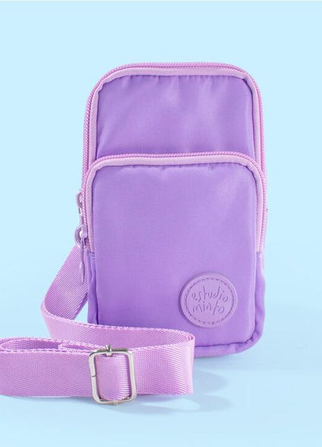 Cell Wallet Crossbody Lila
