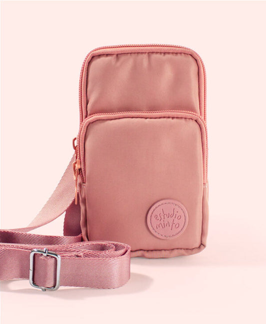 Cell Wallet Crossbody Old Rose