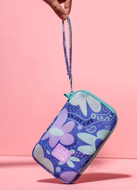 Cell Wallet Bandana Lila