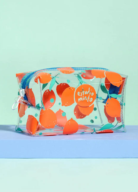 Cosmetiquera Black Lemon Coral