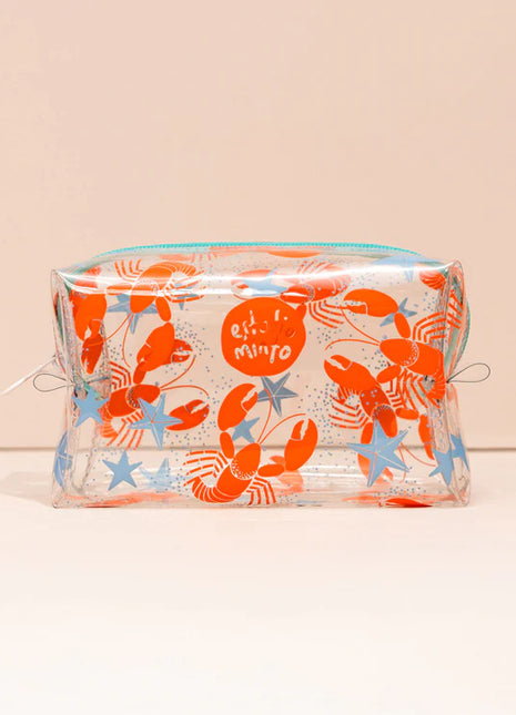 Cosmetiquera Black Lobster Coral