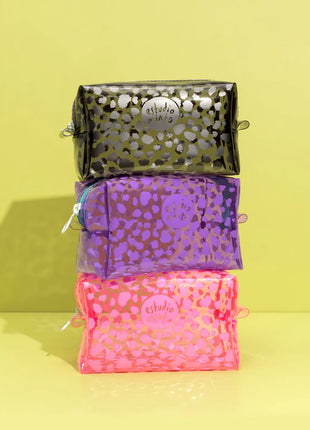 Cosmetiquera boxy cheetah