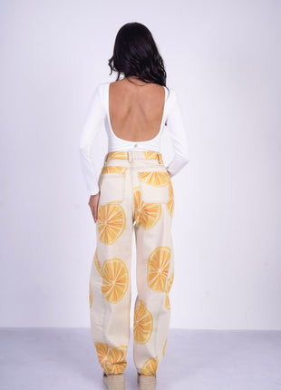 Orange Pants