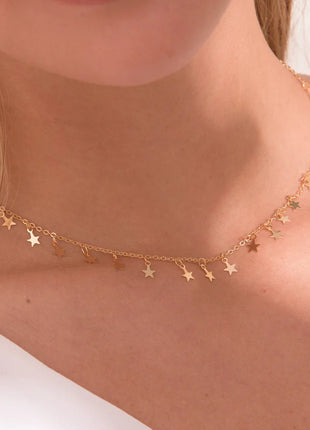 Choker Estrellas + aretes