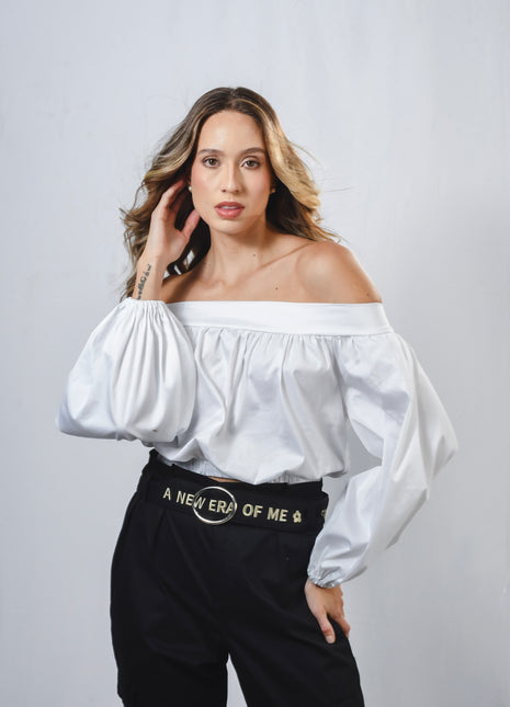 Blusa Petal Off Blanco