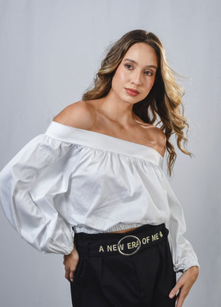 Blusa Petal Off Blanco
