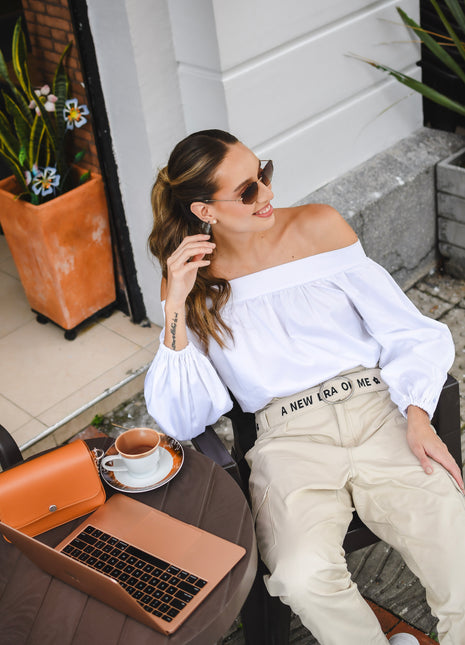 Blusa Petal Off Blanco
