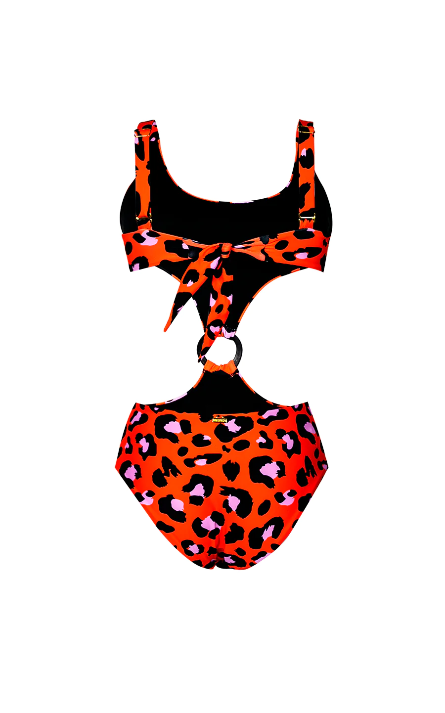 Entero Trikini Enzo - Animal print - Sunset