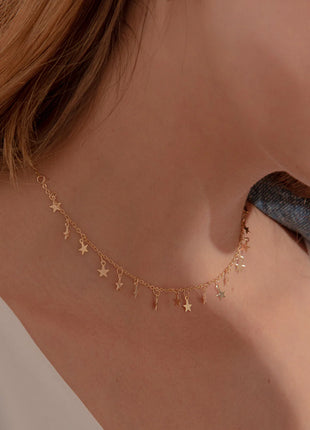 Choker Estrellas + aretes