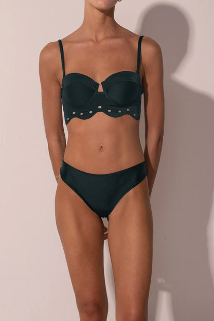 Bikini La Femme Mini Dotted Emerald