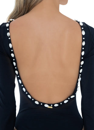 Entero Rashguard Negro Glam