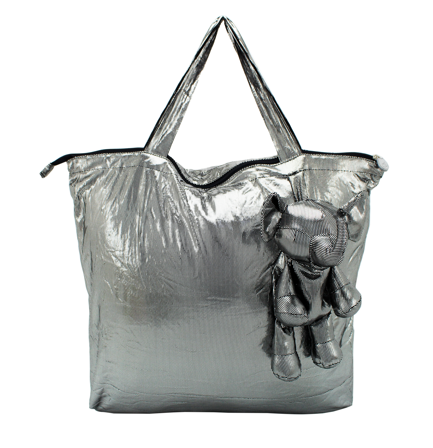 Bolso Eleph Disco Plateado