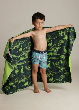 Toalla playera de microfibra Dinosaurios