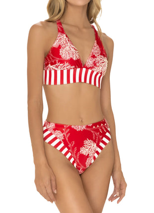 Vestido de BañoTiro alto Bicolor Koralina