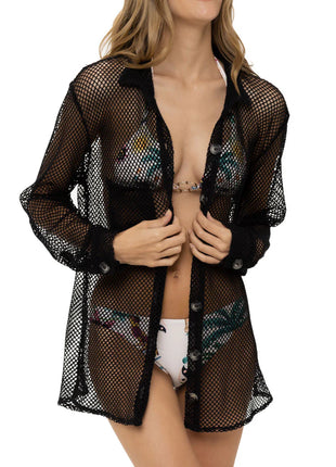 Salida de Baño Malla Negro Mistico