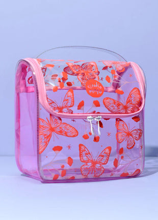 Neceser Crystal Alas Rosa