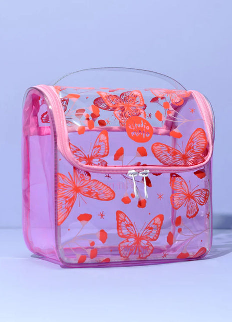 Neceser Crystal Alas Rosa