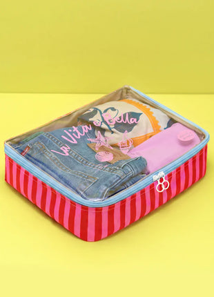 organizador de ropa stripes cereza