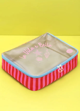 organizador de ropa stripes cereza