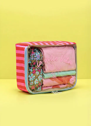 organizador de ropa stripes cereza
