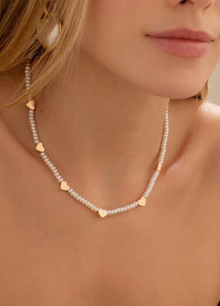 Choker Perla Corazón
