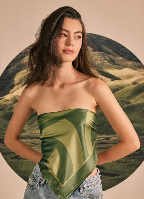 Pañoleta Geo - Limón 70 X 70 CM