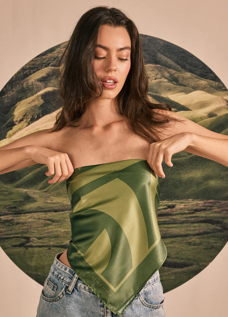 Pañoleta Geo - Limón 50 X 50 CM