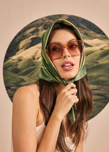 Pañoleta Geo - Limón 50 X 50 CM