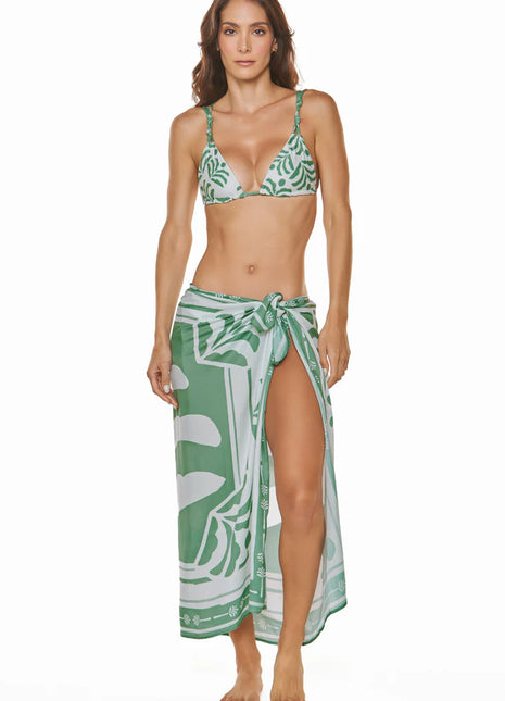 Pareo Hyams Multiusos Verde Estampado