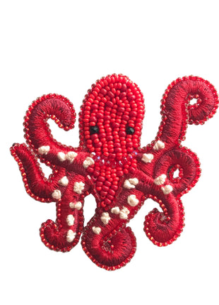 Octopus Brooch