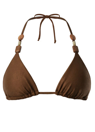 Bikini Savage Brown Balmy Sliding Triangle