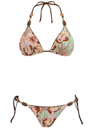 Bikini Savage Brown Balmy Sliding Triangle