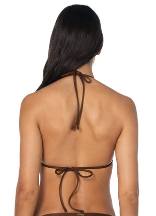 Bikini Savage Brown Balmy Sliding Triangle