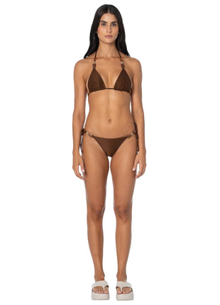 Bikini Savage Brown Balmy Sliding Triangle