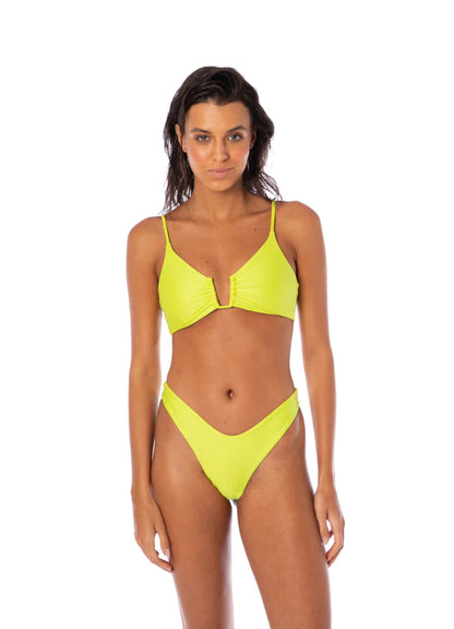 Bikini Lime Green Bia U Wire Bralette