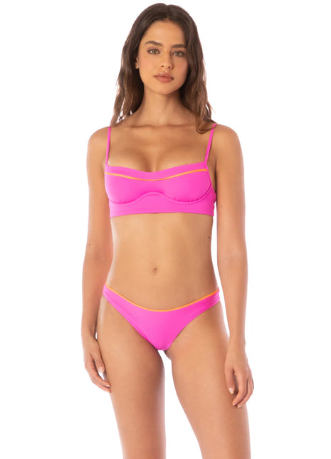 Bikini Poppy Pink Shore Unmolded Underwire