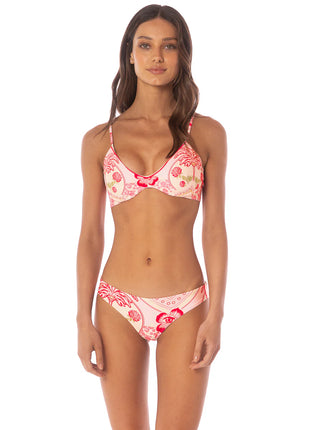 Bikini Strawberry Palm Petit Irene Unmolded Underwire