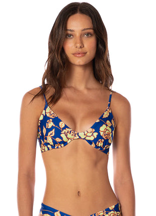 Bikini Cobalt Flora Petit Irene Unmolded Underwire