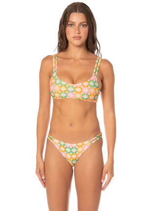 Bikini Tropical Tiles Nalai Sporty Bralette