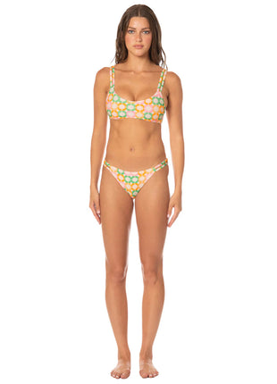 Bikini Tropical Tiles Nalai Sporty Bralette