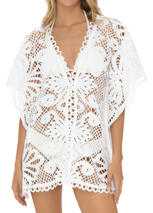 Camisa Ojalillo Marfíl Seashells