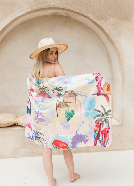 Toalla playera de microfibra Tierra Bomba