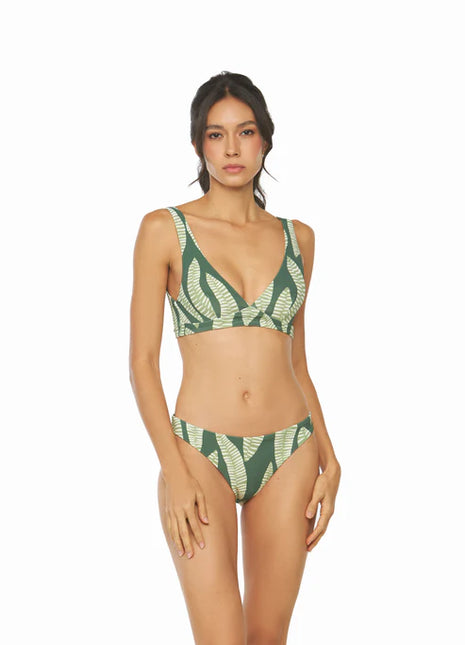 Bikini Fresno Verde Hojas