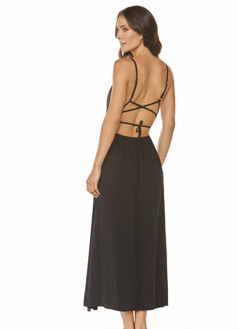 Vestidos Marley de Playa Largo Negro