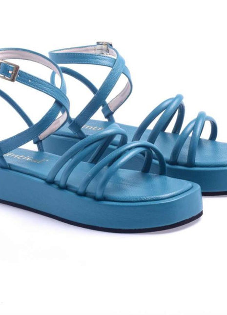 Sandalias Azul Petroleo
