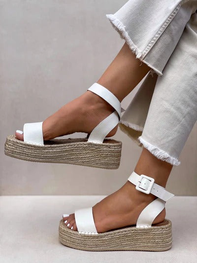 Plataforma Espadrilla Blanco