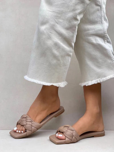 Sandalias Plana Avellana