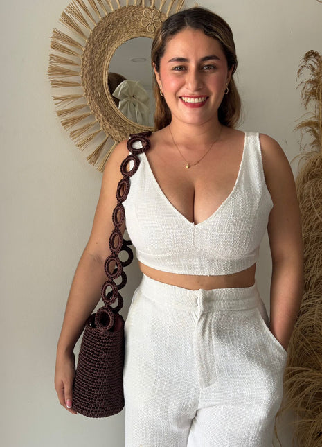 Mochila Milky En Hilo de Seda