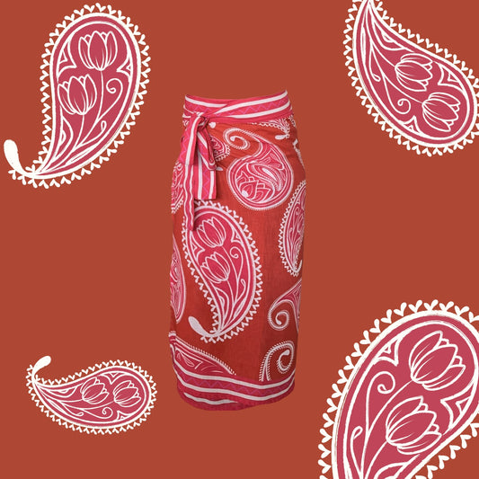 Falda Pareo Paisley