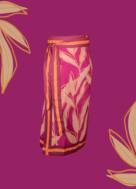 Falda Pareo Selva Morada